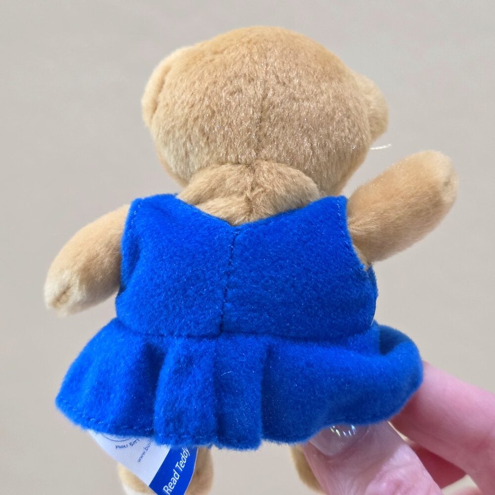 NIP 2006 Build a Bear Read Teddy Cheerleader Outfit #8 McDonalds HM Plush Toy - Picture 3 of 8